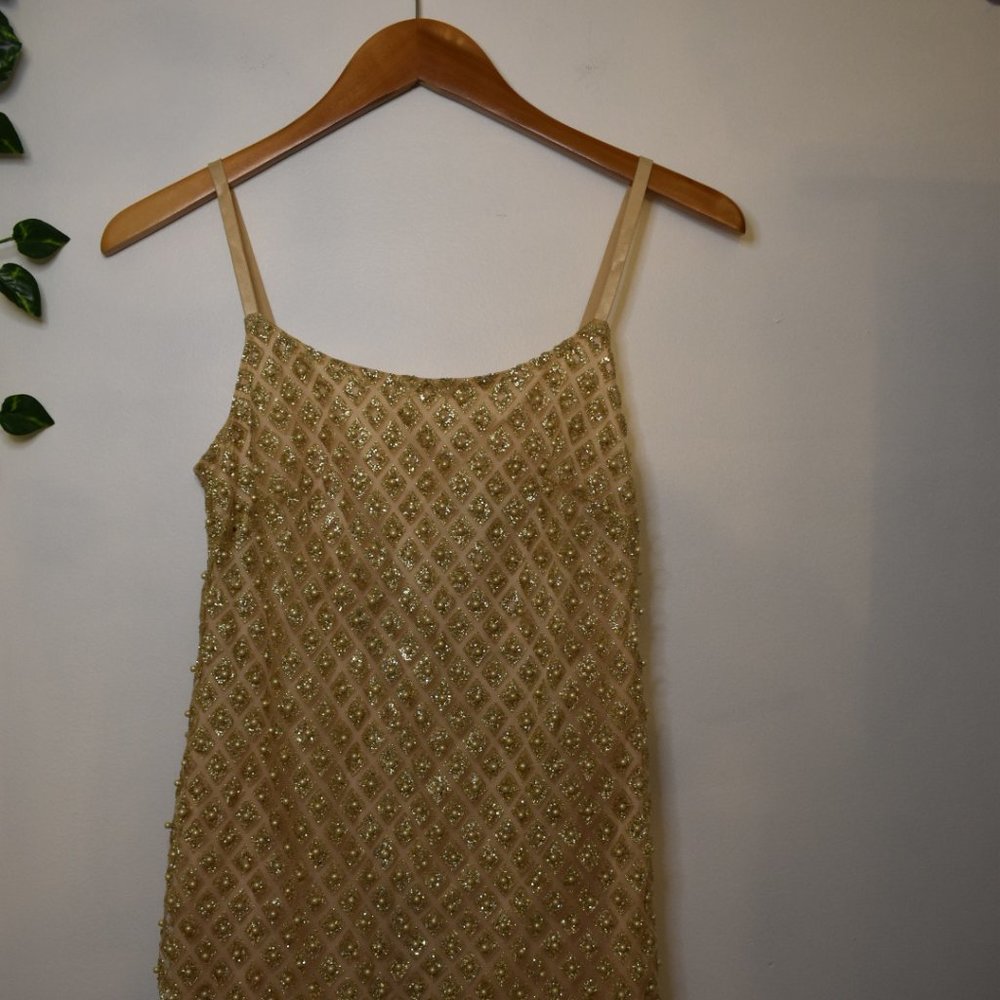 Forever21 Gold Mini Dress
